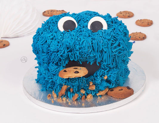 Cookie Monster cake