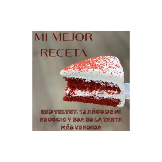 RECETA DE MI RED VELVET, LA MÁS VENDIDA EN MIS TIENDAS